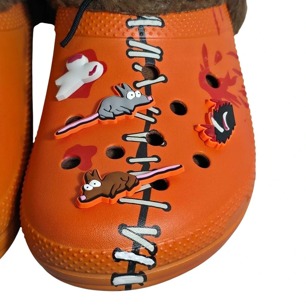 Crocs‎ South Park Kenny Classic Lined Clogs Men's Size 11 Orange 211499-90H NWT
